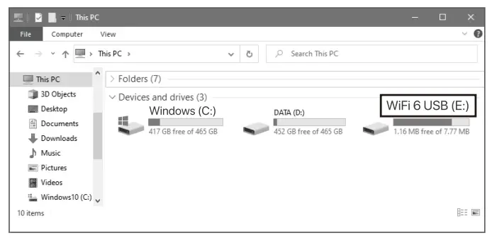 BrosTrend AX1 AX1800 Wifi 6 Dual Band USB Adaptor - fig 4
