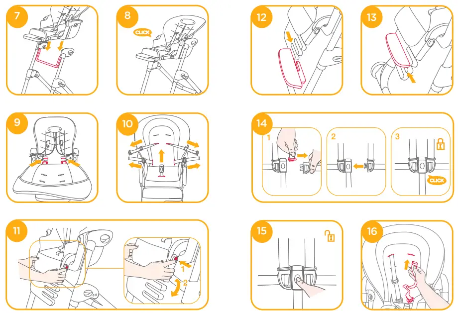 joie Mimzy Recline Highchair - List 1