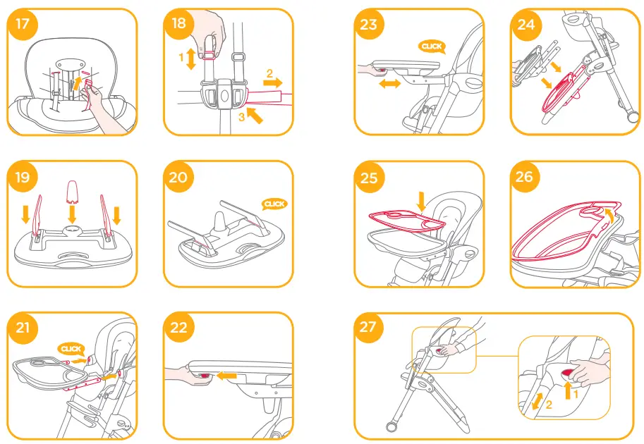 joie Mimzy Recline Highchair - List 2