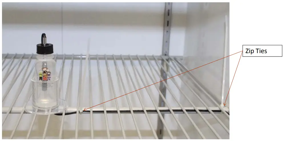 Control Solutions VFC5000-TP Freezer Vaccine Data Logger Kit - Installing Installing the probe