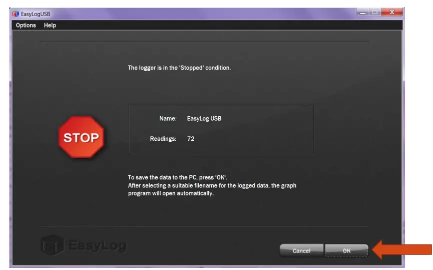 Control Solutions VFC5000-TP Freezer Vaccine Data Logger Kit - data to the PC and Graph