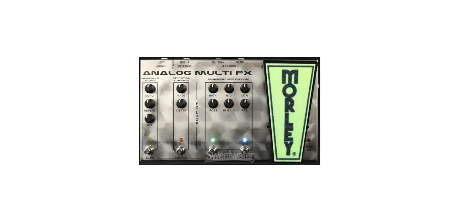 Morley Afx-1 Analog Multi-effects Pedal Owner's Manual
