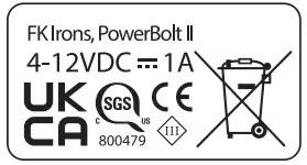 FK Irons PowerBolt II USB-C Battery - symbol 1