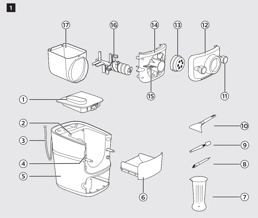 PHILIPS HR2665-93 - Figure 1