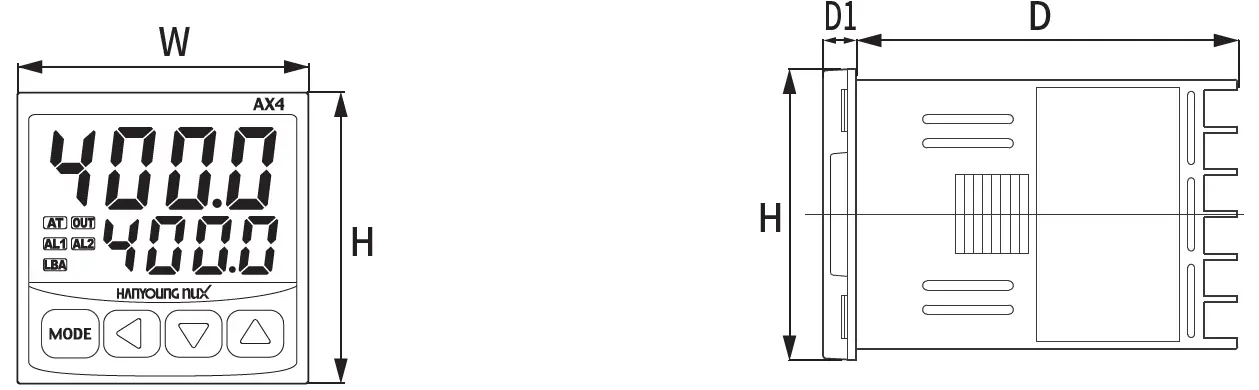 HANYOUNG NUX AX Series Digital Temperature 4