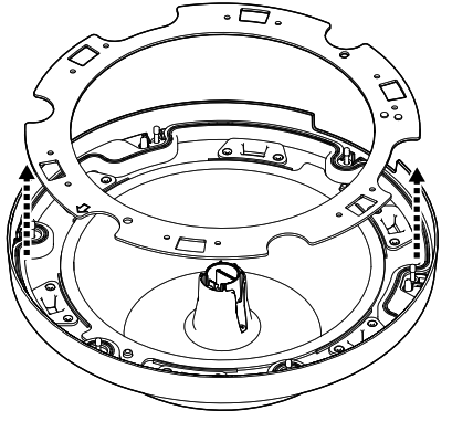 i-PRO WV-QDC501 Dome Cover - plate