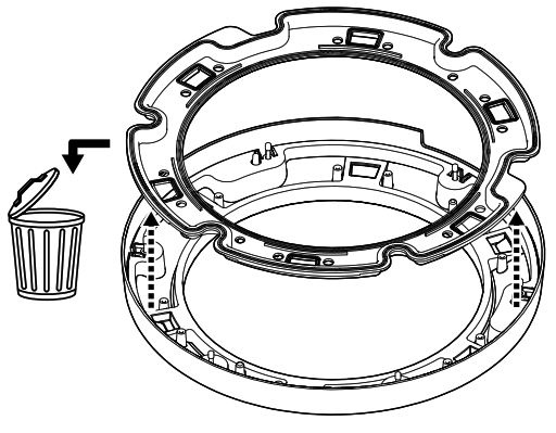 i-PRO WV-QDC501 Dome Cover - rubber