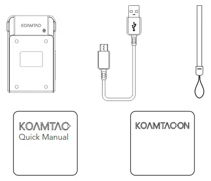 KOAMTAC KDC480 Series Mini SmartSled Barcode Scanner - What’s in the Box 1