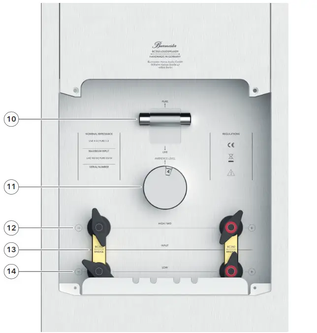 Burmester BC350 Floorstanding Loudspeakers - The loudspeaker at a glance 2