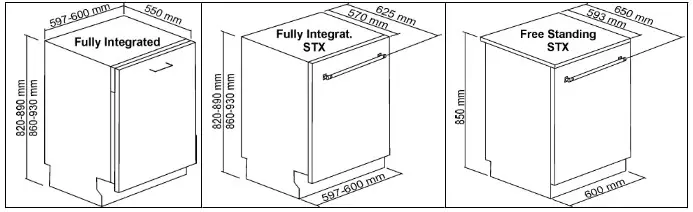 Smeg ST3 9AG Professional Dishwasher - Installation 1