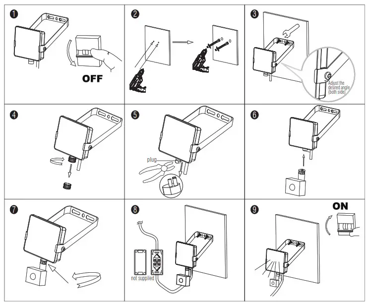 saxby lighting 91860 Salde Floodlight - Fig3