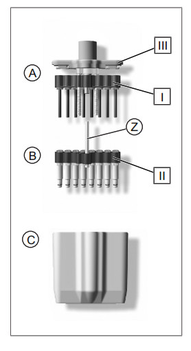 BRAND S 8 Multi Channel Microlitre Pipette Transferpette - fig 10
