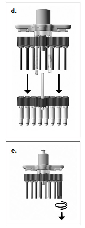 BRAND S 8 Multi Channel Microlitre Pipette Transferpette - fig25