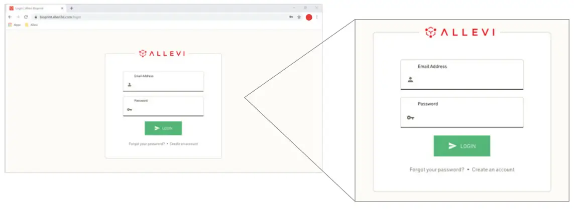 Allevi 3 Professional 3D Bioprinter - ‘Create an account