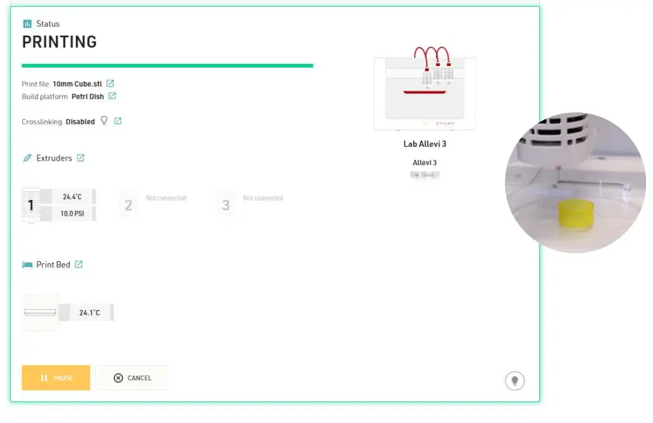 Allevi 3 Professional 3D Bioprinter - ‘Create an account13