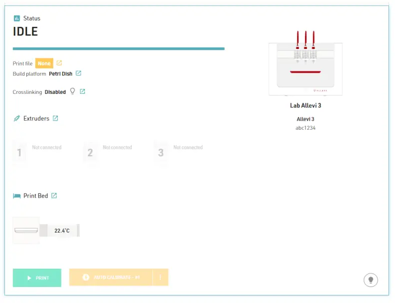 Allevi 3 Professional 3D Bioprinter - ‘Create an account8