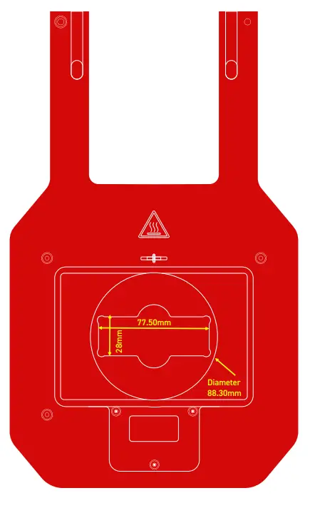 Allevi 3 Professional 3D Bioprinter - PRINT BED DIMENSIONS