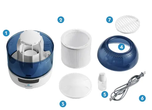 DH Lifelabs-AAE-30WG06-Aaira-Mini-Air-Purifier-FIG-1