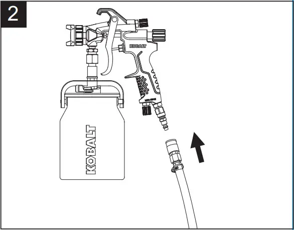 KOBALT SGY AIR294 2 In Air Paint Sprayer - ASSEMBLY 2