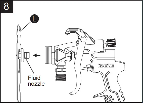 KOBALT SGY AIR294 2 In Air Paint Sprayer - Cleaning 8