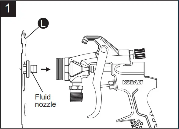 KOBALT SGY AIR294 2 In Air Paint Sprayer - Cleaning 9