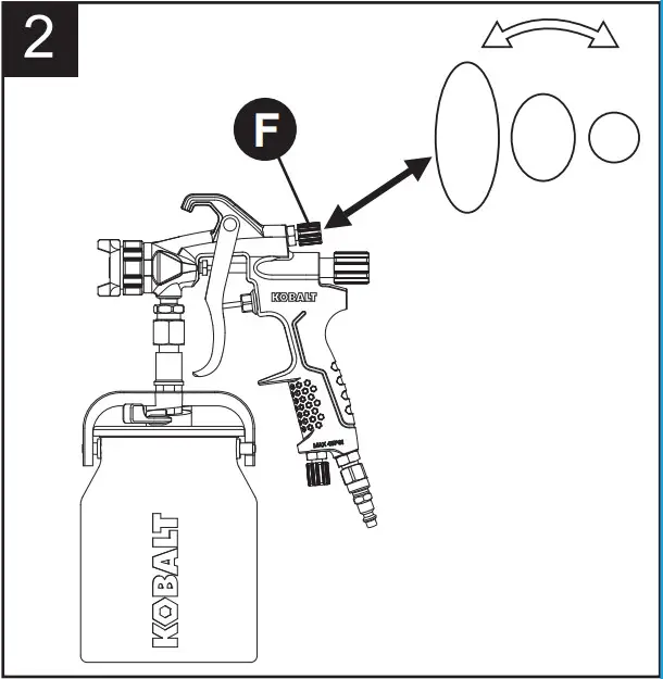 KOBALT SGY AIR294 2 In Air Paint Sprayer - OPERATING 2