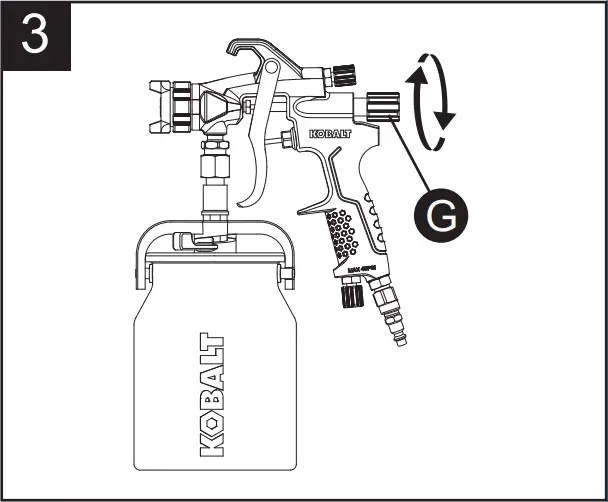 KOBALT SGY AIR294 2 In Air Paint Sprayer - OPERATING 3