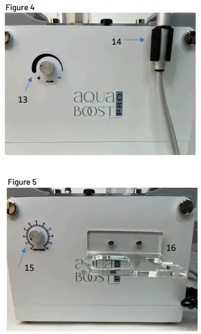 AquaBoost VA24210 Professional Hydrodermabrasion Facial Machine Owner's Manual - Figure 4,5
