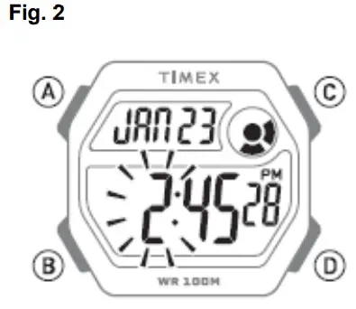 TIMEX 991097380 Command Encounter Digital - Fig. 2