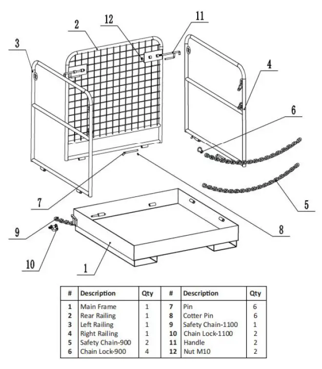 VEVOR-AQL36-36-Forklift-Safety-Cage-Work-Platform-fig-2
