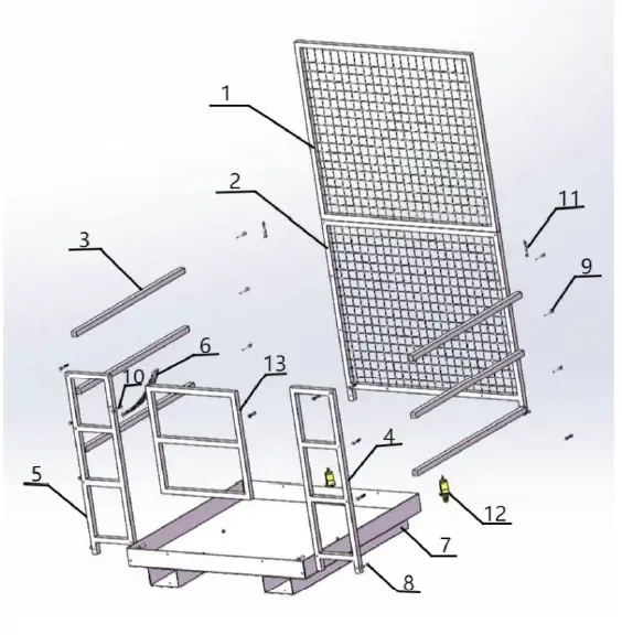 VEVOR-AQL36-36-Forklift-Safety-Cage-Work-Platform-fig-3