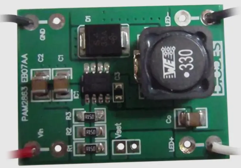 DIODES PAM2863EV1 2A LED Driver