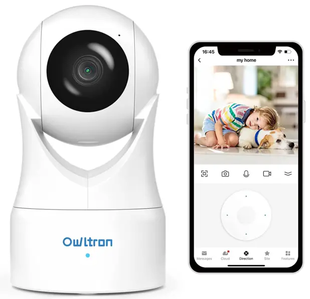 Owltron LF P3t Indoor Security Pet Camera - fig