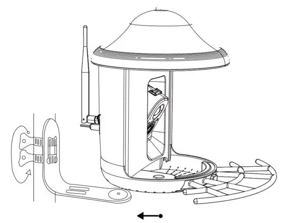 FIG 8 Pole Installation - Hose clip