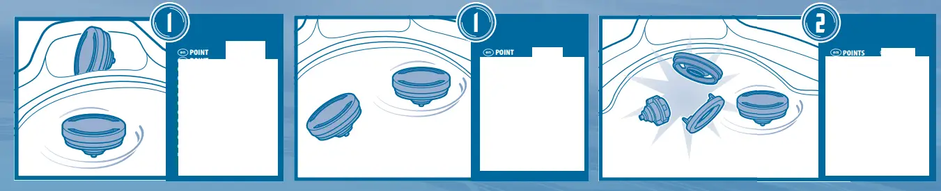 Hasbro F6813 Beyblade Burst QuadStrike Gambit Dragon D8 and Ambush Achilles A8 Dual Pack - BATTLE