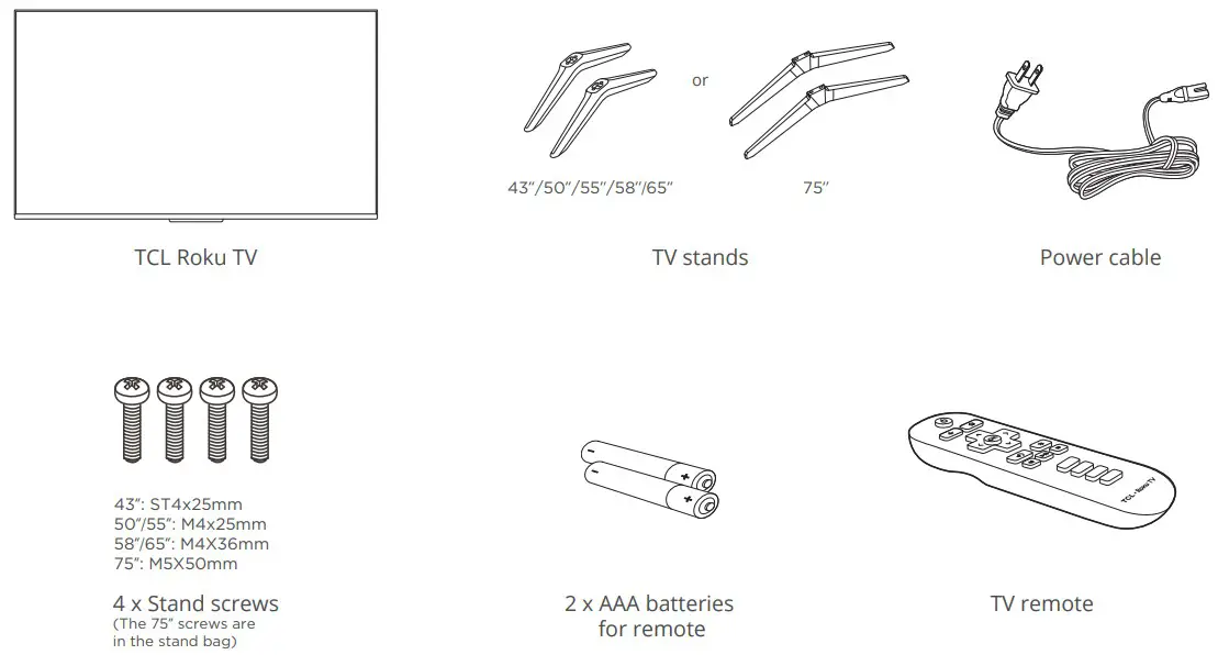 TCL S410R S Series 49 Inch Class 4 Series 4K UHD HDR Rou Smart TV - fig 3