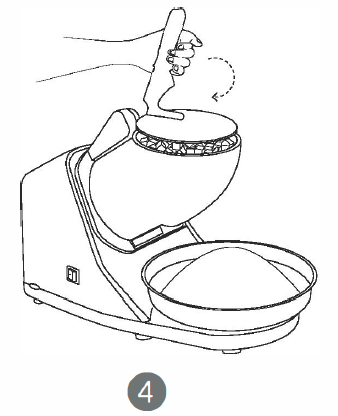 VIVOHOME-HK-109-Electric-Ice-Shaver-fig-5