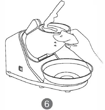 VIVOHOME-HK-109-Electric-Ice-Shaver-fig-7