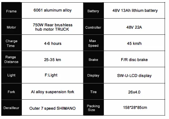 UNBRANDED-ST713B-150-26 Inch-750W-Blue-Electric-Bike-Fat-Tire-FIG- 6