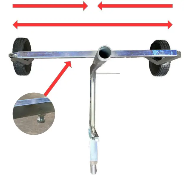 Westfalia LEADER 50 Reel Irrigators Cart - Device composition 1