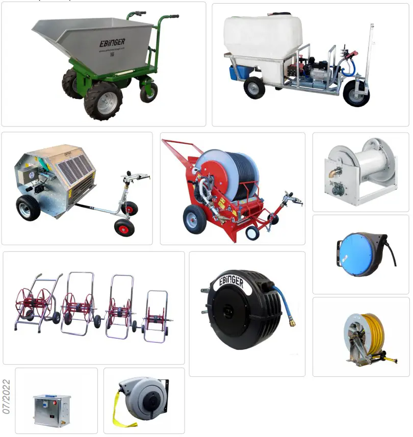 Westfalia LEADER 50 Reel Irrigators Cart - Spare parts 6