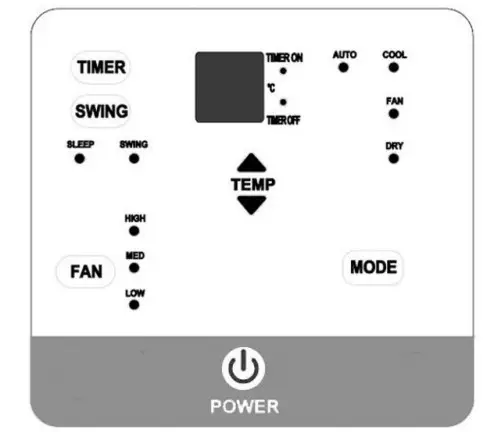 koppel R32 EVO Series Room Air Conditioner - control