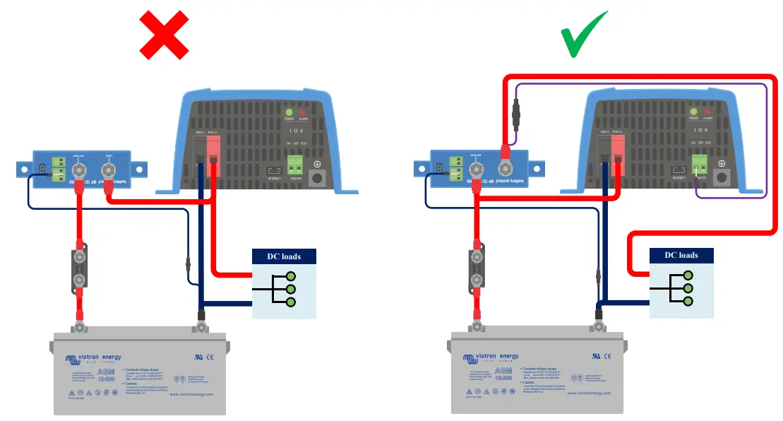 victron energy BP-100 48V Smart BatteryProtect - connecting inverters