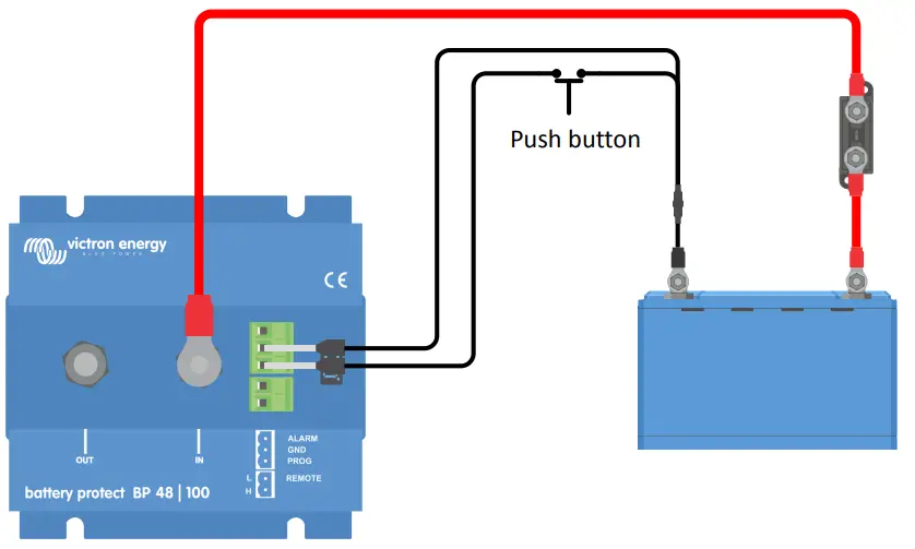 victron energy BP-100 48V Smart BatteryProtect - switch program