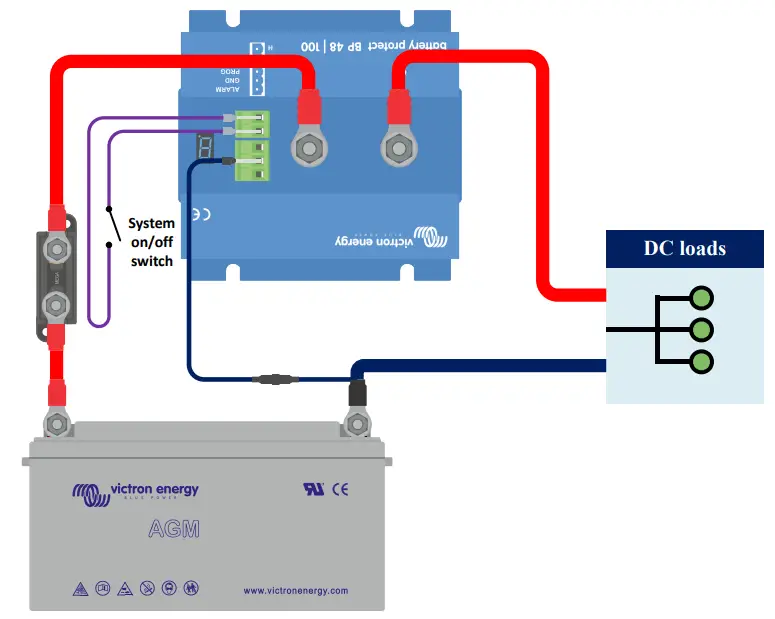 victron energy BP-100 48V Smart BatteryProtect - switch