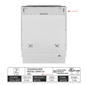ZLINE 24 Inch Monument Top Touch Control Dishwasher - fig 30