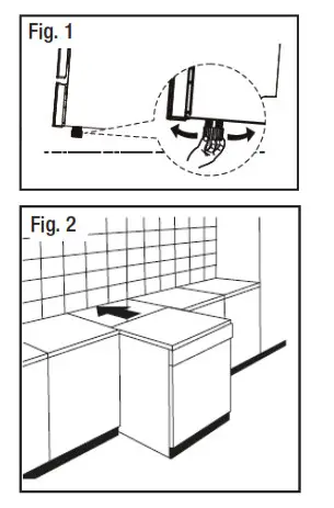 HOOVER HV D13SS 13 Place Dishwasher - Levelling1