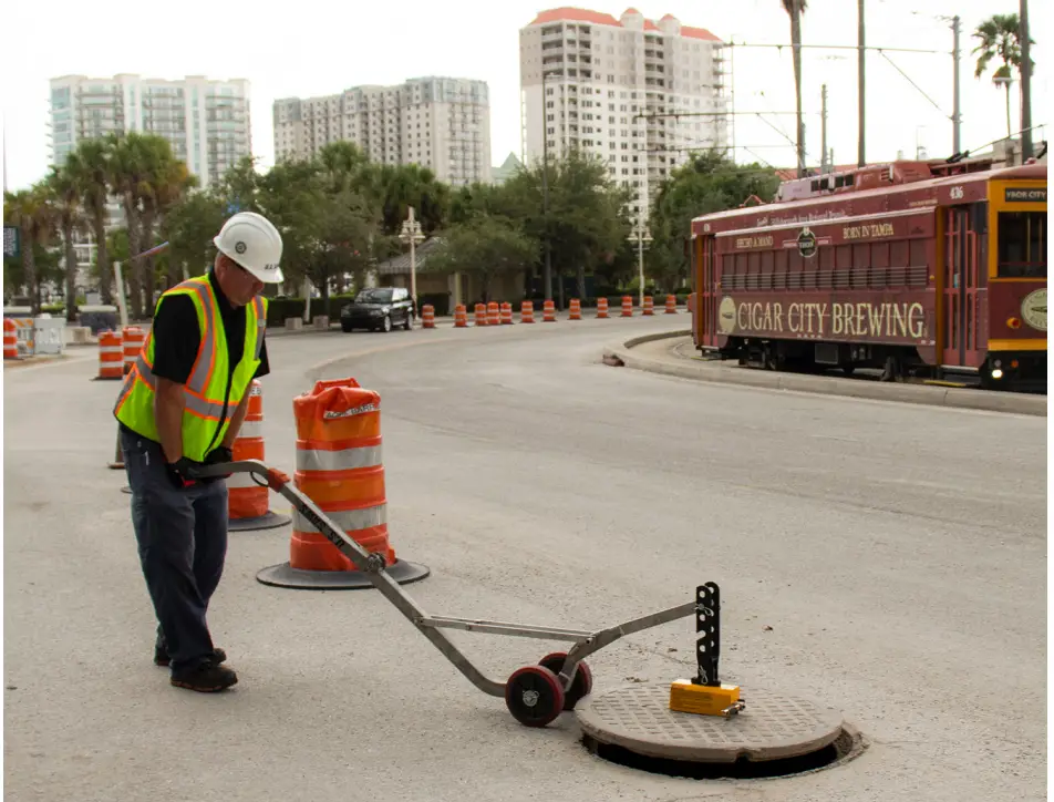 U S SAWS Magnetic Manhole Lifters