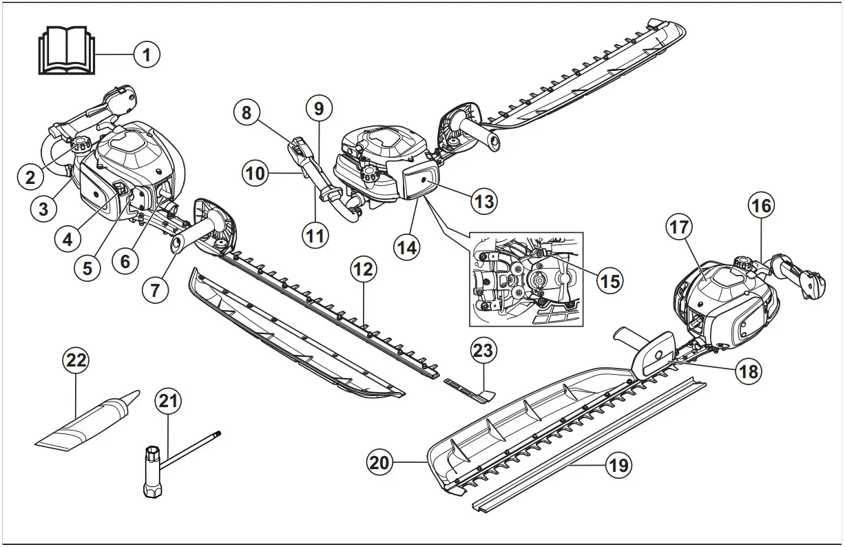 Husqvarna 522HS75S Hedge Trimmers Pole Hedge Trimmers - fig