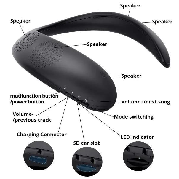 Bluedio-HS-Neckband-Portable-Bluetooth-Speaker-fig-1